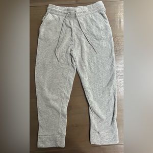 Bebe Gray Rhinestones Sweatpants Size Medium